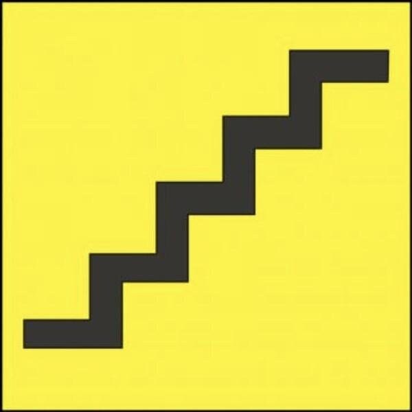 Accuform 3 in W x 3 in H, Engraved Plastic PSG313YL - main